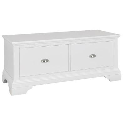Washington White Blanket Box
